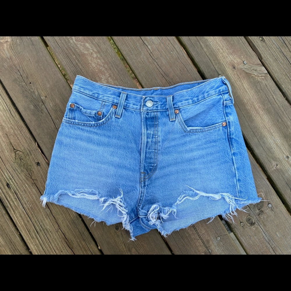 Levi’s 501 High-Rise Denim Shorts - Luxor Heat